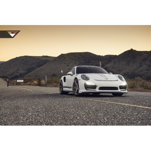 V-RT Εμπρόσθιος προφυλακτήρας & σπόιλερ Vorsteiner για Porsche 991 Turbo